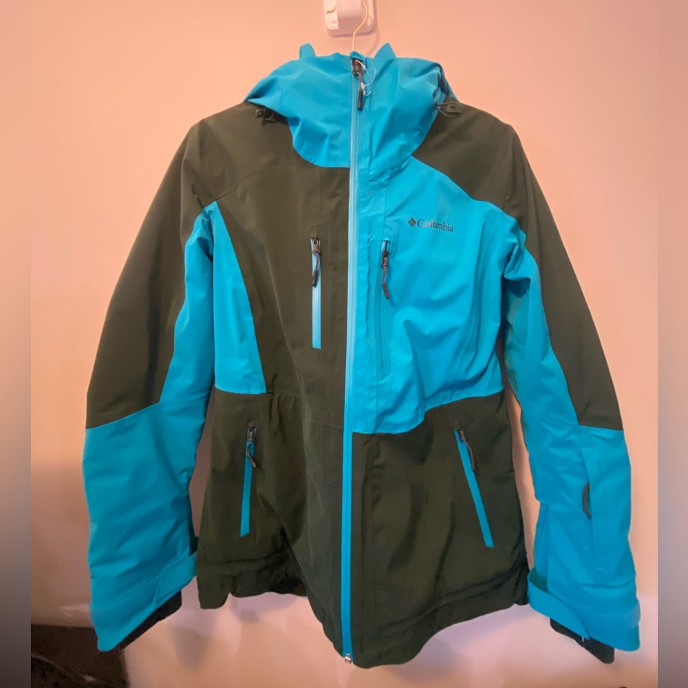 Columbia Women’s Wild Card Insulated Ski Snowboarding Jacket, Size Medium, Teal